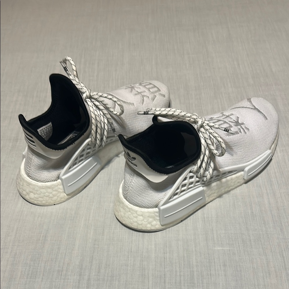 Adidas Pharrell Williams White and Black Sneakers - Picture 3 of 7